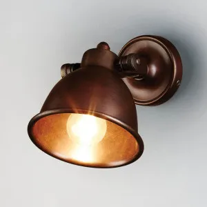 Phoenix Wall Light Dark Brass by Florabelle Living, a Wall Lighting for sale on Style Sourcebook