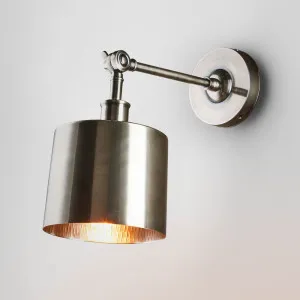 Portofino Wall Light Antique Silver by Florabelle Living, a Wall Lighting for sale on Style Sourcebook
