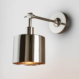 Portofino Wall Light Shiny Nickel by Florabelle Living, a Wall Lighting for sale on Style Sourcebook