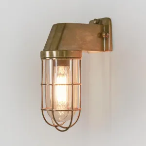 Royal London Outdoor Wall Light Antique Brass by Florabelle Living, a Wall Lighting for sale on Style Sourcebook