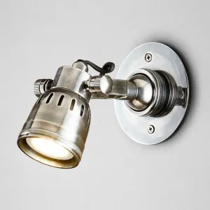 Seattle Short Arm Wall Light Silver by Florabelle Living, a Wall Lighting for sale on Style Sourcebook