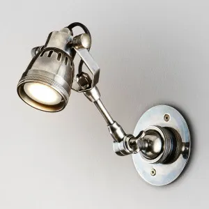 Seattle Long Arm Wall Light Silver by Florabelle Living, a Wall Lighting for sale on Style Sourcebook