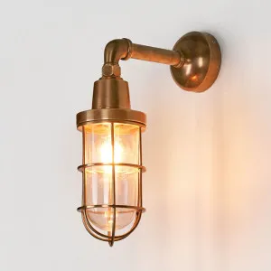Starboard Outdoor Wall Light Antique Brass by Florabelle Living, a Wall Lighting for sale on Style Sourcebook