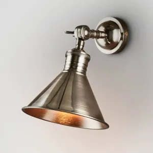 Ventura Wall Light Antique Silver by Florabelle Living, a Wall Lighting for sale on Style Sourcebook