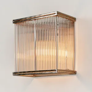 Verre Rectangular Wall Light Silver by Florabelle Living, a Wall Lighting for sale on Style Sourcebook