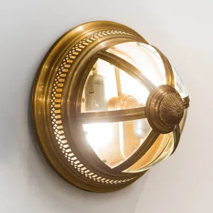 Walter Wall Light Antique Brass by Florabelle Living, a Wall Lighting for sale on Style Sourcebook