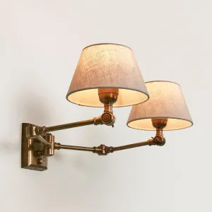 Worcester Wall Light Base Antique Brass by Florabelle Living, a Wall Lighting for sale on Style Sourcebook