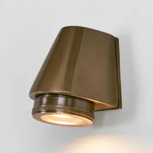 Seaman Outdoor Wall Light Antique Brass by Florabelle Living, a Wall Lighting for sale on Style Sourcebook