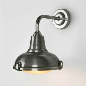 Catalina Outdoor Wall Light Antique Silver by Florabelle Living, a Wall Lighting for sale on Style Sourcebook