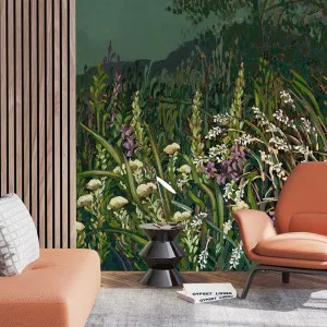 Hermien Fynbos Overflow Watsonias Wallpaper by Florabelle Living, a Wallpaper for sale on Style Sourcebook