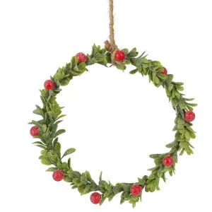 Sugar Mini Berry Hanging Wreath by Florabelle Living, a Christmas for sale on Style Sourcebook