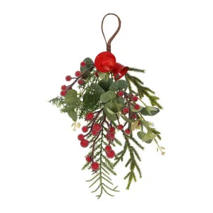 Eucalyptus Berry Hanging Mini Swag by Florabelle Living, a Christmas for sale on Style Sourcebook