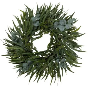 Heaton Eucalyptus Wreath Large by Florabelle Living, a Christmas for sale on Style Sourcebook