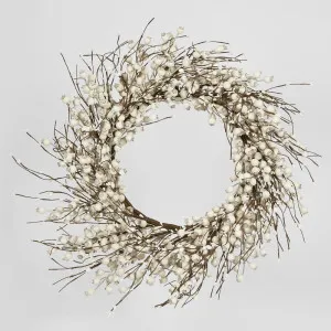 White Berry Wreath by Florabelle Living, a Christmas for sale on Style Sourcebook