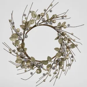 Assive Bead Wreath Blue by Florabelle Living, a Christmas for sale on Style Sourcebook