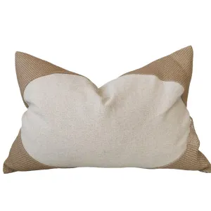 Cong Linen Cushion 40x60cm - Jute Linen Corner by Macey & Moore, a Cushions, Decorative Pillows for sale on Style Sourcebook