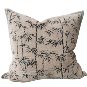 Chinoiserie 55cm Square - Bamboo Brown by Macey & Moore, a Cushions, Decorative Pillows for sale on Style Sourcebook