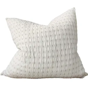 Troyes Linen Cotton Jacquard Cushion 55x55cm - Bee by Macey & Moore, a Quilts & Bedspreads for sale on Style Sourcebook