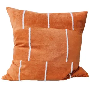 LIMITED EDITION | Palermo 50cm Square - Flaming Orange by Macey & Moore, a Cushions, Decorative Pillows for sale on Style Sourcebook