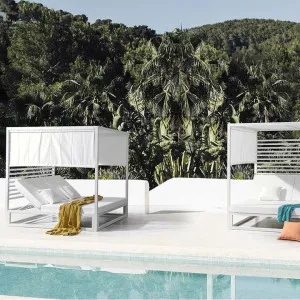 Palma Outdoor Day Bed by Mediterranean Market, a Outdoor Sunbeds & Daybeds for sale on Style Sourcebook