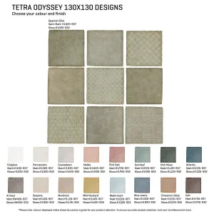 Tetra Odyssey Mix Structured Tile by Beaumont Tiles, a Moroccan Look Tiles for sale on Style Sourcebook