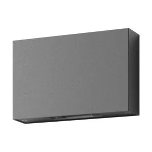 Sierra IP65 Indoor / Outdoor Up / Down LED Wall Light, Square, 3000K, Dark Grey by Domus Lighting, a Outdoor Lighting for sale on Style Sourcebook