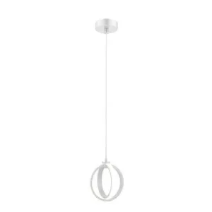 Spin Dimmable LED Twin Ring Pendant Light, CCT, White by Domus Lighting, a Pendant Lighting for sale on Style Sourcebook