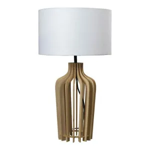 Sands Wooden Base Table Lamp by Domus Lighting, a Table & Bedside Lamps for sale on Style Sourcebook