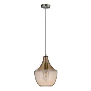 Sail Glass Pendant Light, Antique Brass / Amber by Domus Lighting, a Pendant Lighting for sale on Style Sourcebook