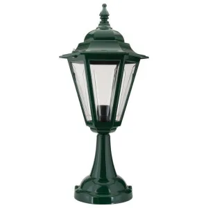 Turin Italian Made IP43 Exterior Pillar Lantern, Small, Green by Domus Lighting, a Lanterns for sale on Style Sourcebook