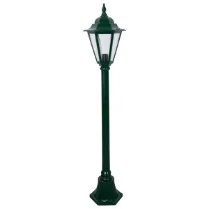 Turin Italian Made IP43 Exterior Post Lantern, Style A, 1 Light, 132cm, Green by Domus Lighting, a Lanterns for sale on Style Sourcebook