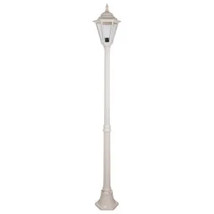 Turin Italian Made IP43 Exterior Post Lantern, Style A, 1 Light, 197cm, Beige by Domus Lighting, a Lanterns for sale on Style Sourcebook