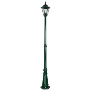 Turin Italian Made IP43 Exterior Post Lantern, Style A, 1 Light, 232cm, Green by Domus Lighting, a Lanterns for sale on Style Sourcebook