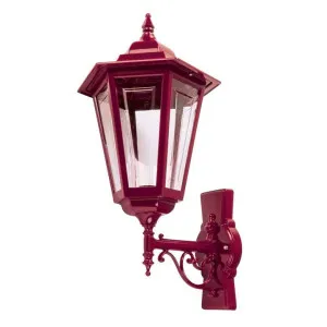 Turin Italian Made IP43 Exterior Up Wall Lantern, Style B, Burgundy by Domus Lighting, a Outdoor Lighting for sale on Style Sourcebook