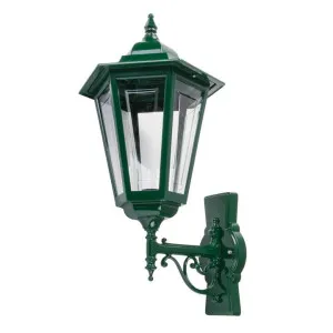 Turin Italian Made IP43 Exterior Up Wall Lantern, Style B, Green by Domus Lighting, a Outdoor Lighting for sale on Style Sourcebook