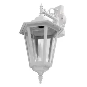 Turin Italian Made IP43 Exterior Down Wall Lantern, Style B, White by Domus Lighting, a Outdoor Lighting for sale on Style Sourcebook