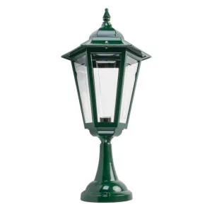 Turin Italian Made IP43 Exterior Pillar Lantern, Large, Green by Domus Lighting, a Lanterns for sale on Style Sourcebook
