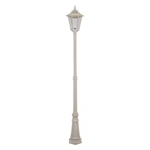 Turin Italian Made IP43 Exterior Post Lantern, Style B, 1 Light, 240cm, Beige by Domus Lighting, a Lanterns for sale on Style Sourcebook