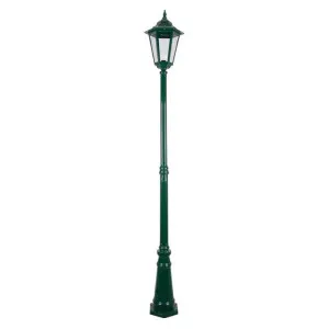 Turin Italian Made IP43 Exterior Post Lantern, Style B, 1 Light, 240cm, Green by Domus Lighting, a Lanterns for sale on Style Sourcebook