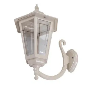 Turin Italian Made IP43 Exterior Up Wall Lantern, Style C, Beige by Domus Lighting, a Outdoor Lighting for sale on Style Sourcebook