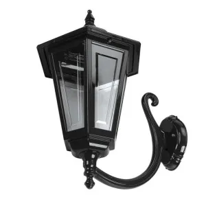 Turin Italian Made IP43 Exterior Up Wall Lantern, Style C, Black by Domus Lighting, a Outdoor Lighting for sale on Style Sourcebook