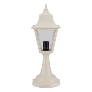 Paris Italian Made IP43 Exterior Pillar Lantern, Beige by Domus Lighting, a Lanterns for sale on Style Sourcebook