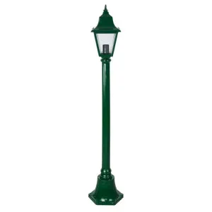 Paris Italian Made IP43 Exterior Post Lantern, 1 Light, 126cm, Green by Domus Lighting, a Lanterns for sale on Style Sourcebook