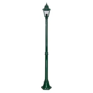 Paris Italian Made IP43 Exterior Post Lantern, 1 Light, 189cm, Green by Domus Lighting, a Lanterns for sale on Style Sourcebook