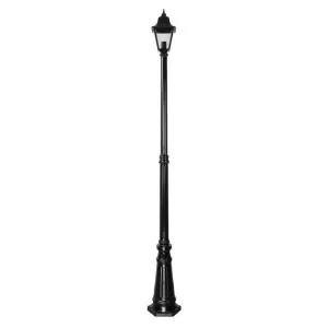 Paris Italian Made IP43 Exterior Post Lantern, 1 Light, 224cm, Black by Domus Lighting, a Lanterns for sale on Style Sourcebook