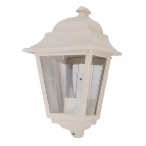 Paris Italian Made IP43 Exterior Wall Mounted Lantern, Beige by Domus Lighting, a Outdoor Lighting for sale on Style Sourcebook