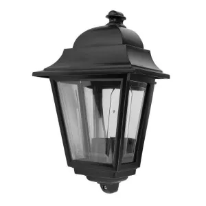 Paris Italian Made IP43 Exterior Wall Mounted Lantern, Black by Domus Lighting, a Outdoor Lighting for sale on Style Sourcebook