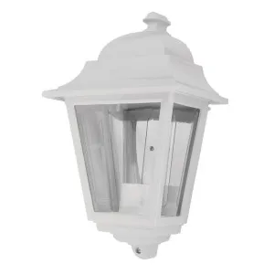 Paris Italian Made IP43 Exterior Wall Mounted Lantern, White by Domus Lighting, a Outdoor Lighting for sale on Style Sourcebook