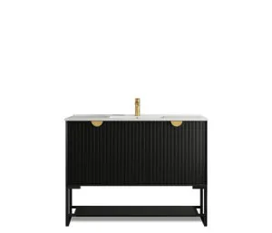 Otti Marlo Matte Black 1200mm Floor Standing Vanity by Otti, a Vanities for sale on Style Sourcebook