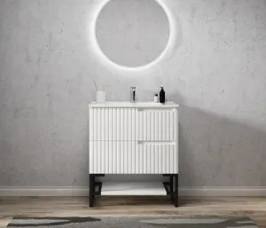 Otti Noosa Matte White 750mm Floor Standing Vanity by Otti, a Vanities for sale on Style Sourcebook